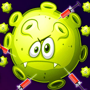 Kill The Virus gameplay screenshot - similar to Spider Evolution Runner