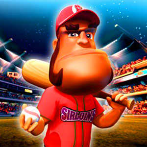 Super Baseball gameplay screenshot - similar to MAX AXE