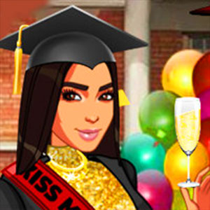 Kardashians Graduation gameplay screenshot - similar to Stack Color