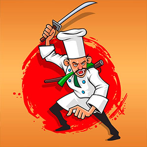 Pizza Ninja Mania gameplay screenshot - similar to Rail Rush