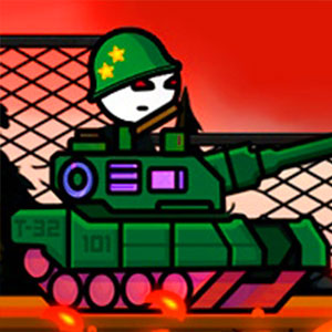 Stick Tank Wars 2 gameplay screenshot - similar to Stack Defence