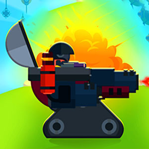 Base Defense gameplay screenshot - similar to Mafia Wars