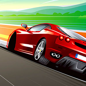 Chase Racing Cars gameplay screenshot - similar to Balloons Creator