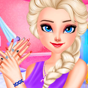 Princess Weekend Nails Salon gameplay screenshot - similar to Good Slice