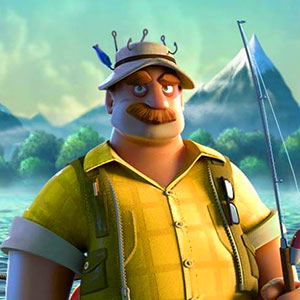 The Angler gameplay screenshot - similar to Snake