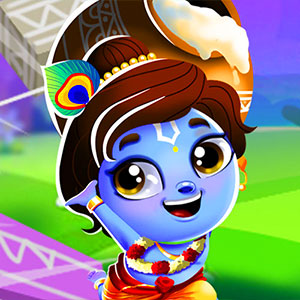 Krishna Jump gameplay screenshot - similar to Build Bridge