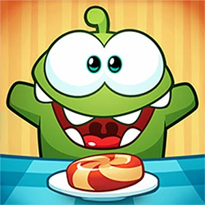 Cut the Rope Time Travel gameplay screenshot - similar to Lollipop Stack Run