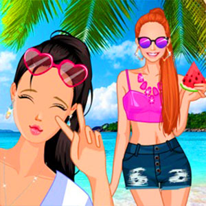 Helen Blue Pumps Dress Up gameplay screenshot - similar to BouncingBirds