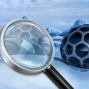Hidden Objects Futuristic gameplay screenshot - similar to Blob Runner