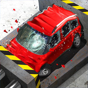 Car Crusher gameplay screenshot - similar to Cube Shift