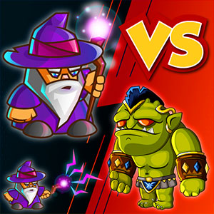 Wizard vs Orcs gameplay screenshot - similar to Truth Runner