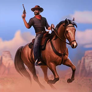 Cowboy Adventures gameplay screenshot - similar to Stack Color