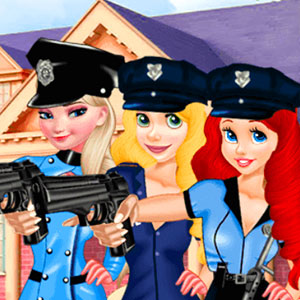 Princesses Police Day gameplay screenshot - similar to maze 2