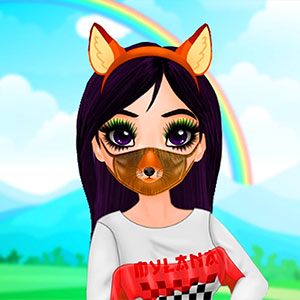 Princess Design Masks gameplay screenshot - similar to Bear Chase