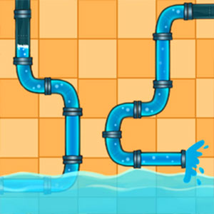 Pipe Mania gameplay screenshot - similar to Bottle Shoot 3D