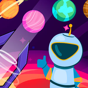 Bubble Planets gameplay screenshot - similar to Fridge