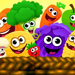 Vegetables Collection gameplay screenshot - similar to Stack Tower Run