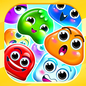 Crazy jelly match gameplay screenshot - similar to Hexasort