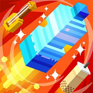 Flippy Bottle gameplay screenshot - similar to Bullet Bender 3D