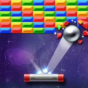 Block Breaker gameplay screenshot - similar to Geometry Subzero