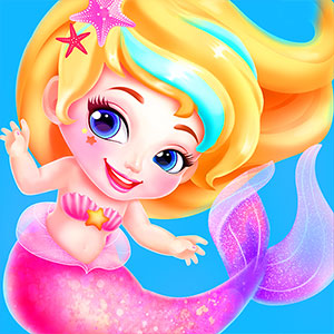 Baby Ariel Treating Cold gameplay screenshot - similar to Crazy Block Car