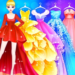 Disney Princesses Prom Dress Fashion gameplay screenshot - similar to Throw Defend