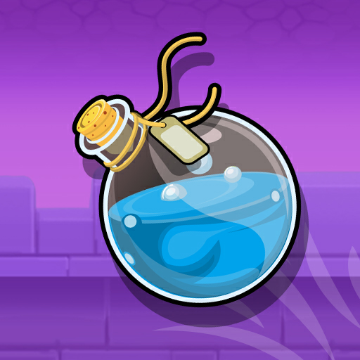 Potion Flip gameplay screenshot - similar to Bubble Boxes Online