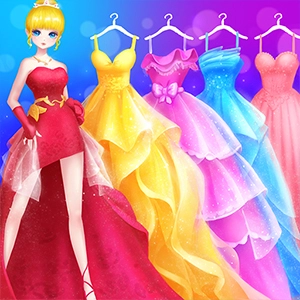 Princess Fashion Flatforms Design gameplay screenshot - similar to Block Stacking