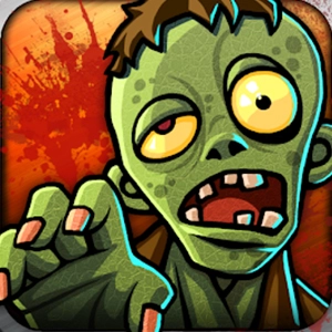 Eliminate the Zombies gameplay screenshot - similar to Geometry world neon