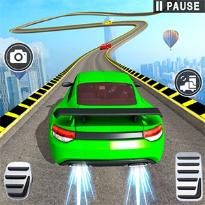 Sky Track Racing gameplay screenshot - similar to Shape Shift Run