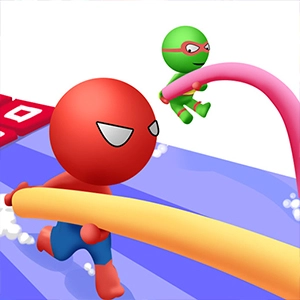 Pole Vault Jump gameplay screenshot - similar to Math Freak