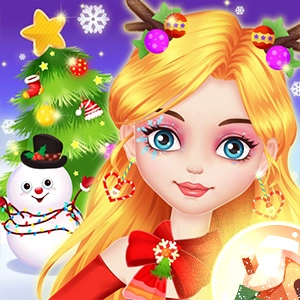 Princess Ready For Christmas gameplay screenshot - similar to Panda Flash