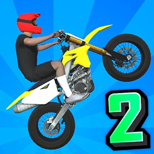 Wheelie Biker gameplay screenshot - similar to Subway Runner