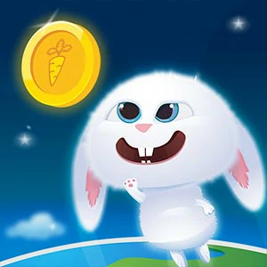 Easter Rush gameplay screenshot - similar to Cosmic Bee