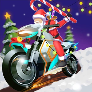 Winter moto gameplay screenshot - similar to Shot Factor