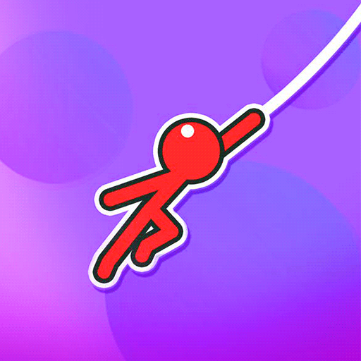 Stickman Swing gameplay screenshot - similar to Smiley Cubes