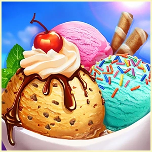 Ice Cream Sundae Maker gameplay screenshot - similar to Subway Runner