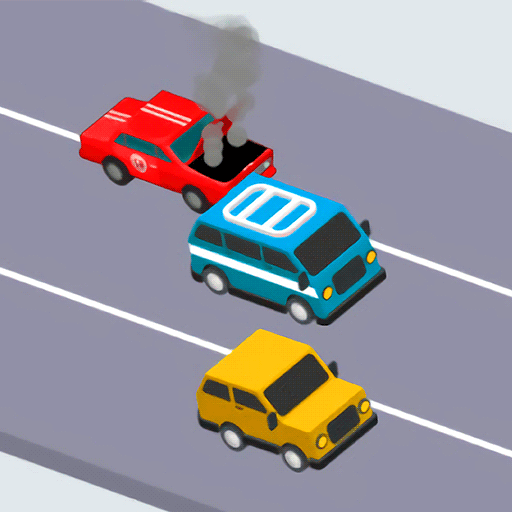Tiny Cars gameplay screenshot - similar to Commando Boat