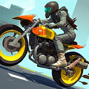 Shinecool Stunt Motorbike gameplay screenshot - similar to Spinner Battle