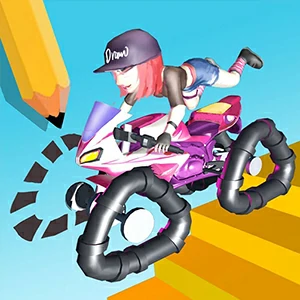 Draw Rider gameplay screenshot - similar to Shot Trigger