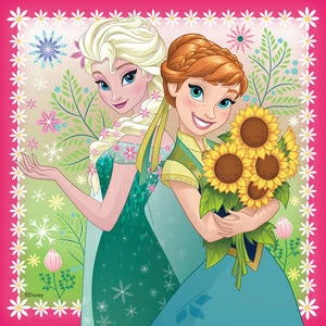 Frozen Fever Jigsaw gameplay screenshot - similar to TankWar