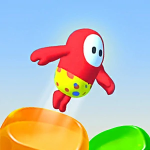 Jelly World gameplay screenshot - similar to ShuffleCups