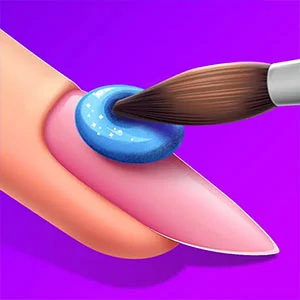 Nail Art gameplay screenshot - similar to Knife Throw 3D