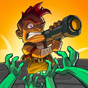 Zombie Idle Defense Online gameplay screenshot - similar to Conquer The City