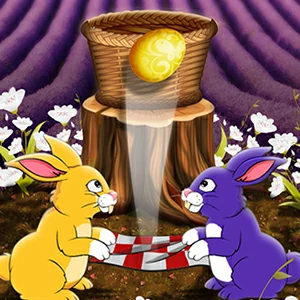 Bouncing Eggs gameplay screenshot - similar to Pixel Punch