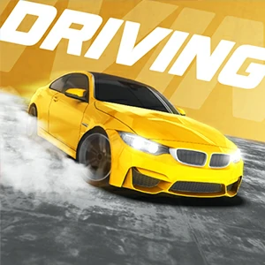 CarDriving gameplay screenshot - similar to Rail Rush