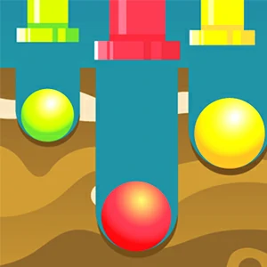Route Digger gameplay screenshot - similar to Bubble Pop 3