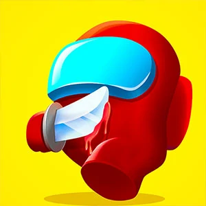 Red Impostor Vs Crew gameplay screenshot - similar to Defense Math