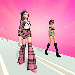 Outfits Woman Rush gameplay screenshot - similar to Draw Joust