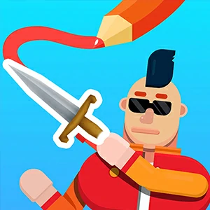 Draw Knife gameplay screenshot - similar to Tile Slider